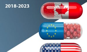 Waiting for new medicines in Canada, Europe, and the United States 2018-2023